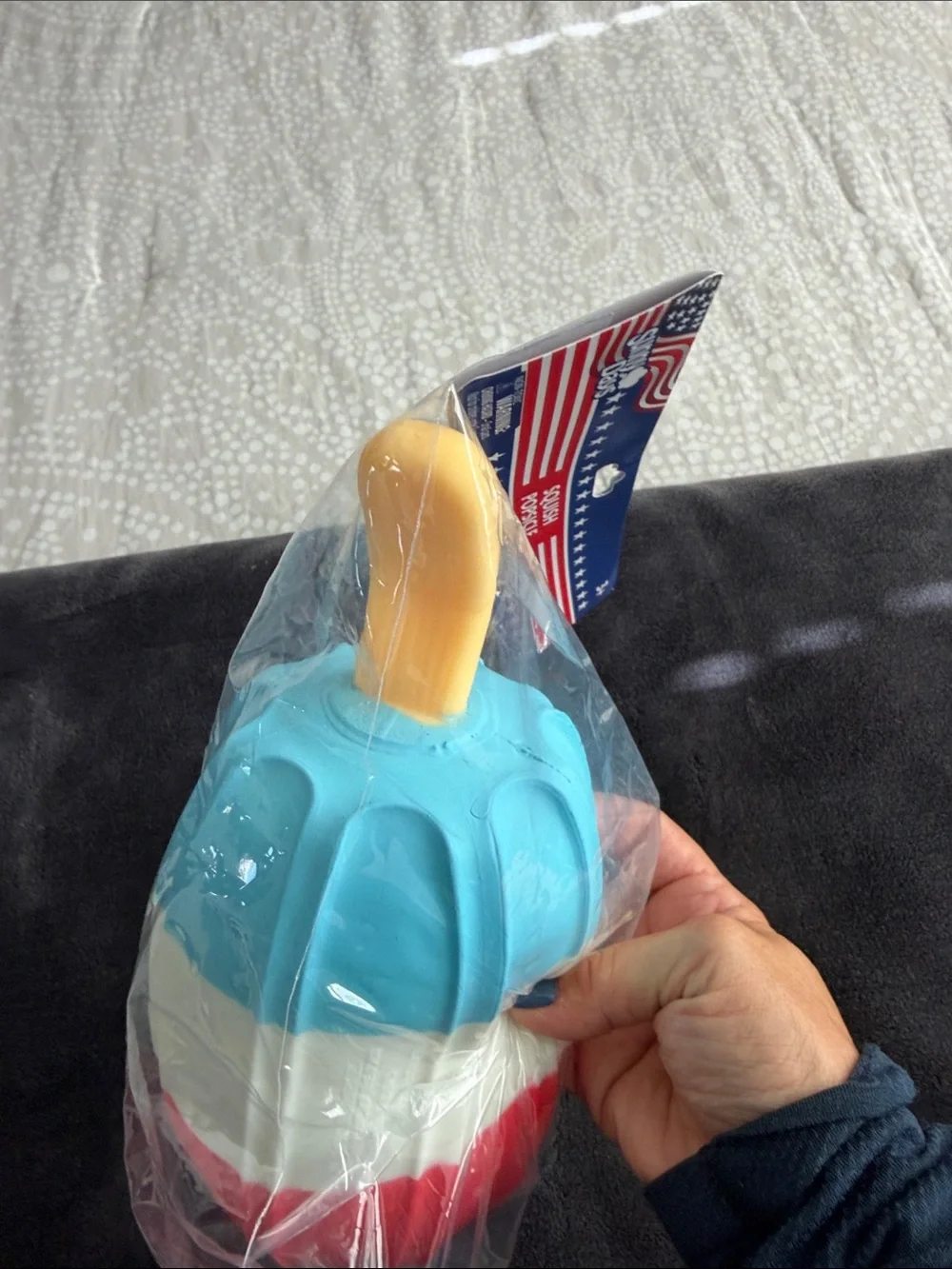 Sunny Days Squeezy Squish Popsicle Kids Toy - Red White Blue NWT - Picture 7 of 7